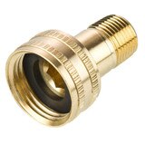 Swivel Female Garden Hose to Male Pipe - Swivel Connector - Brass Garden Hose Fittings